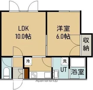 ローズアパートⅡ【2階】の間取り